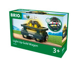 Brio Light Up Gold Wagon 33896