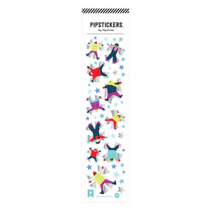 Pipsticks® 2"x8" Sticker Sheet: Snow Angels