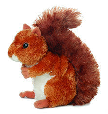 Aurora Mini Flopsie Nutsie Brown Squirrel 8"