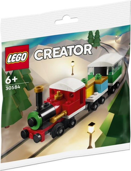 en lille pædagog Napier LEGO® Creator Winter Holiday Train 30584 – Growing Tree Toys