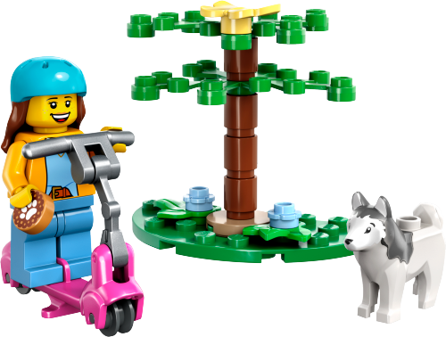 Dum forberede Natura LEGO® City Dog Park & Scooter 30639 – Growing Tree Toys