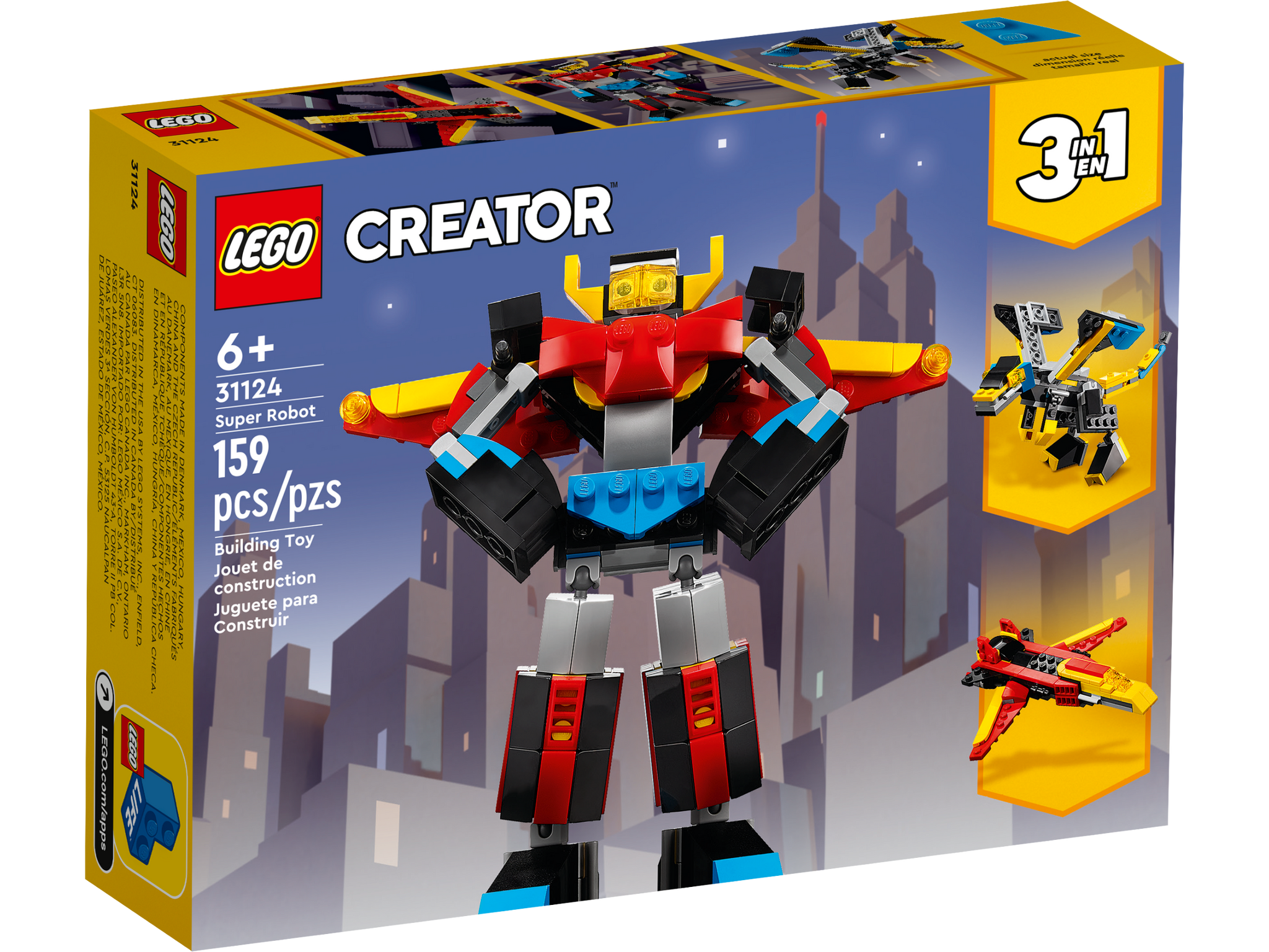 fokus fyrværkeri rent faktisk LEGO® Creator Super Robot 31124 – Growing Tree Toys