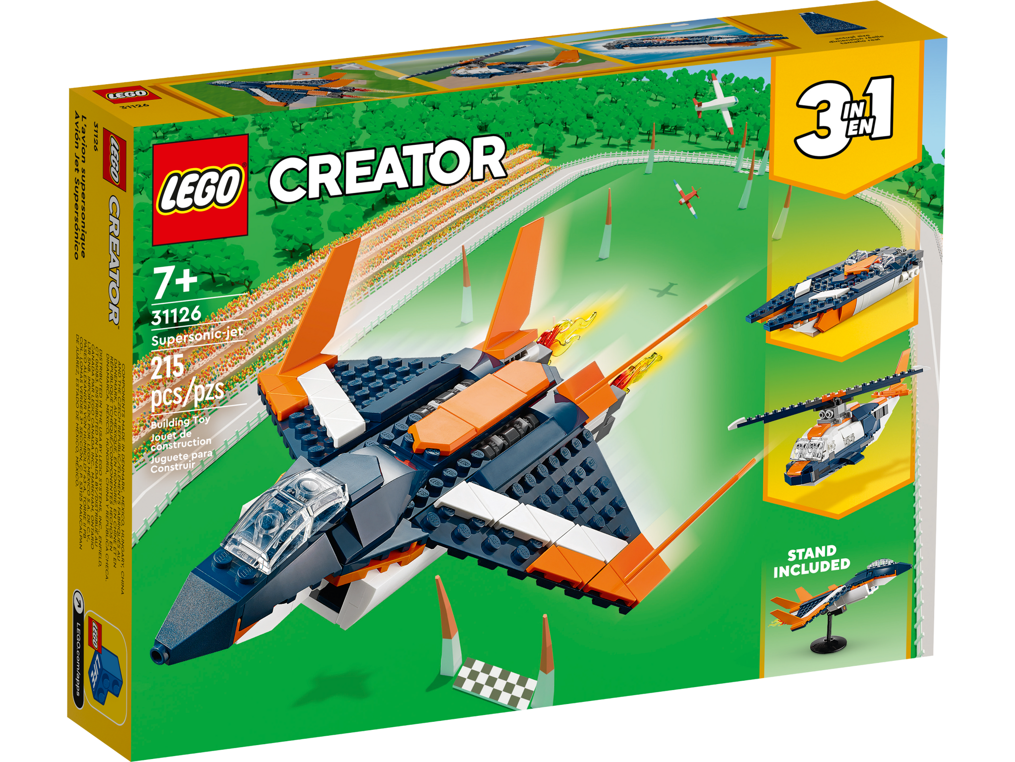 Bevægelig Beundringsværdig Afgift LEGO® Creator Supersonic-jet 31126 – Growing Tree Toys