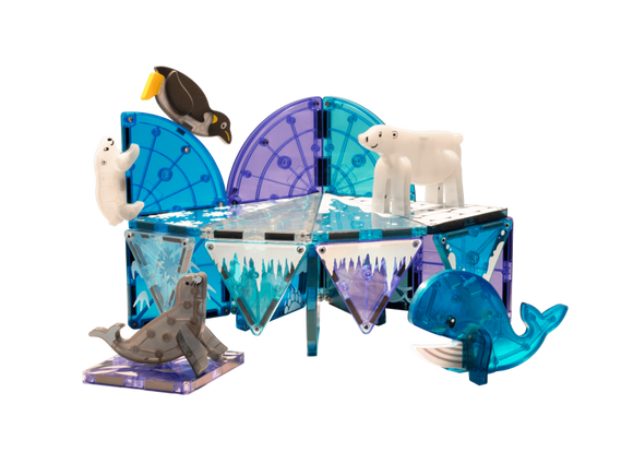 Magna Tiles Arctic Animals 25 pieces Growing Tree Toys