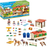 Playmobil Country: Pony Shelter with Mobile Home