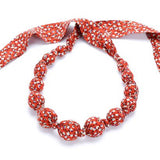 Peppercorn Kids Beaded Cloth Necklace Star Burst
