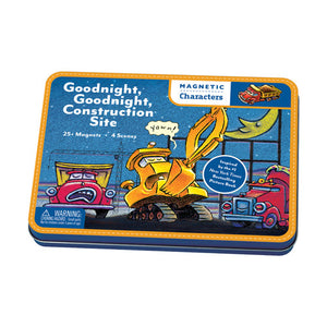 Mudpuppy Magnetic Characters - Goodnight Goodnight Construction Site