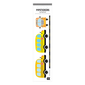 Pipsticks® 2"x8" Sticker Sheet: Wheels on the Bus
