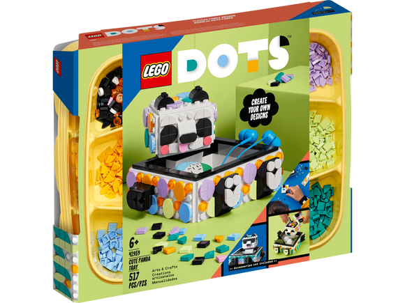LEGO® DOTS Cute Panda Tray 41959 – Growing Tree Toys