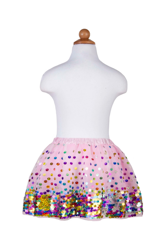 Great Pretenders Pink Party Fun Sequin Skirt