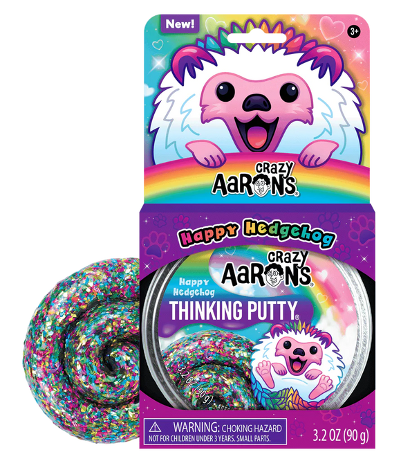 Crazy Aaron's Thinking Putty Pets - Happy Hedgehog