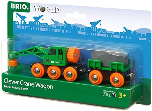 Brio Clever Crane Wagon 33698