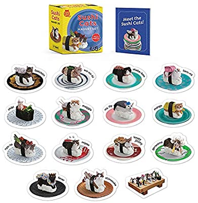 Mini Kit: Sushi Cats Magnet Set