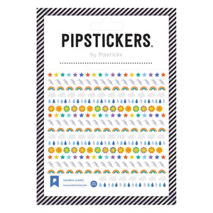 Pipsticks® 4x4" Sticker Sheet: Colorful Climate
