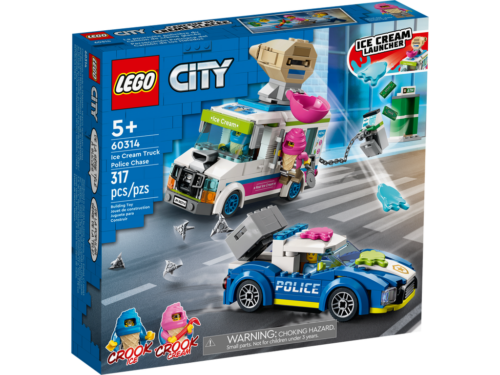 LEGO® City Ice Cream Truck Police Chase 60314 – Growing Tree Toys