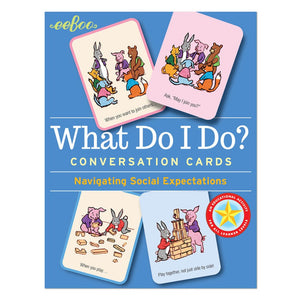 eeBoo Conversation Cards- What Do I Do?