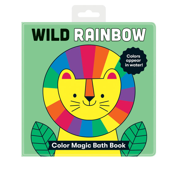 Mudpuppy Color Magic Bath Book - Wild Rainbow