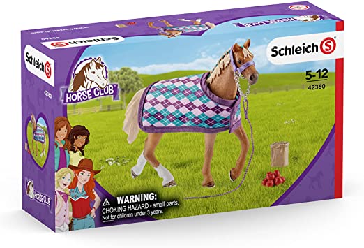 Schleich Horse Club English Thoroughbred with Blanket
