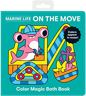 Mudpuppy Color Magic Bath Book - Marine Life On the Move