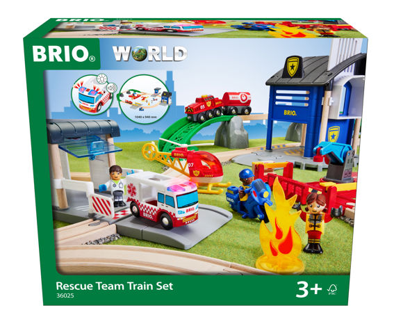 Brio Rescue Team Train Set 36025