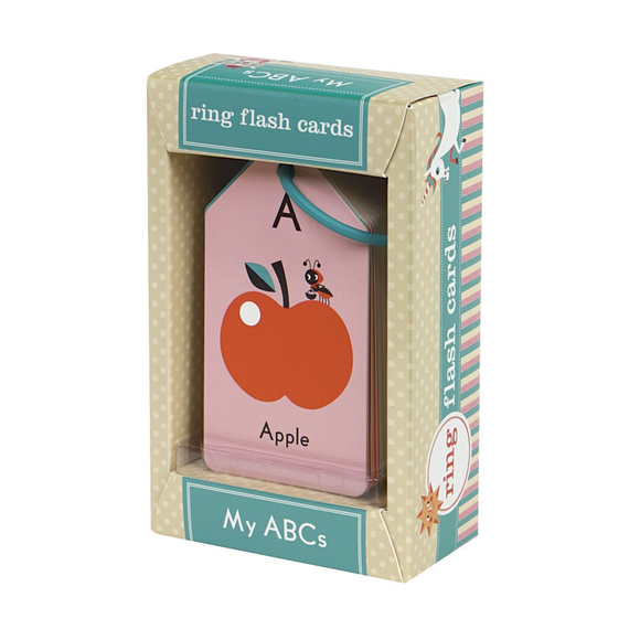 Mudpuppy Ring Flash Cards - My ABCs