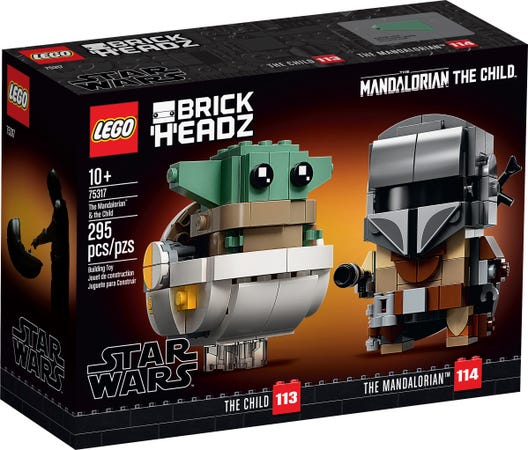 LEGO® Brick Headz Star Wars The Mandalorian™ & The Child 75317