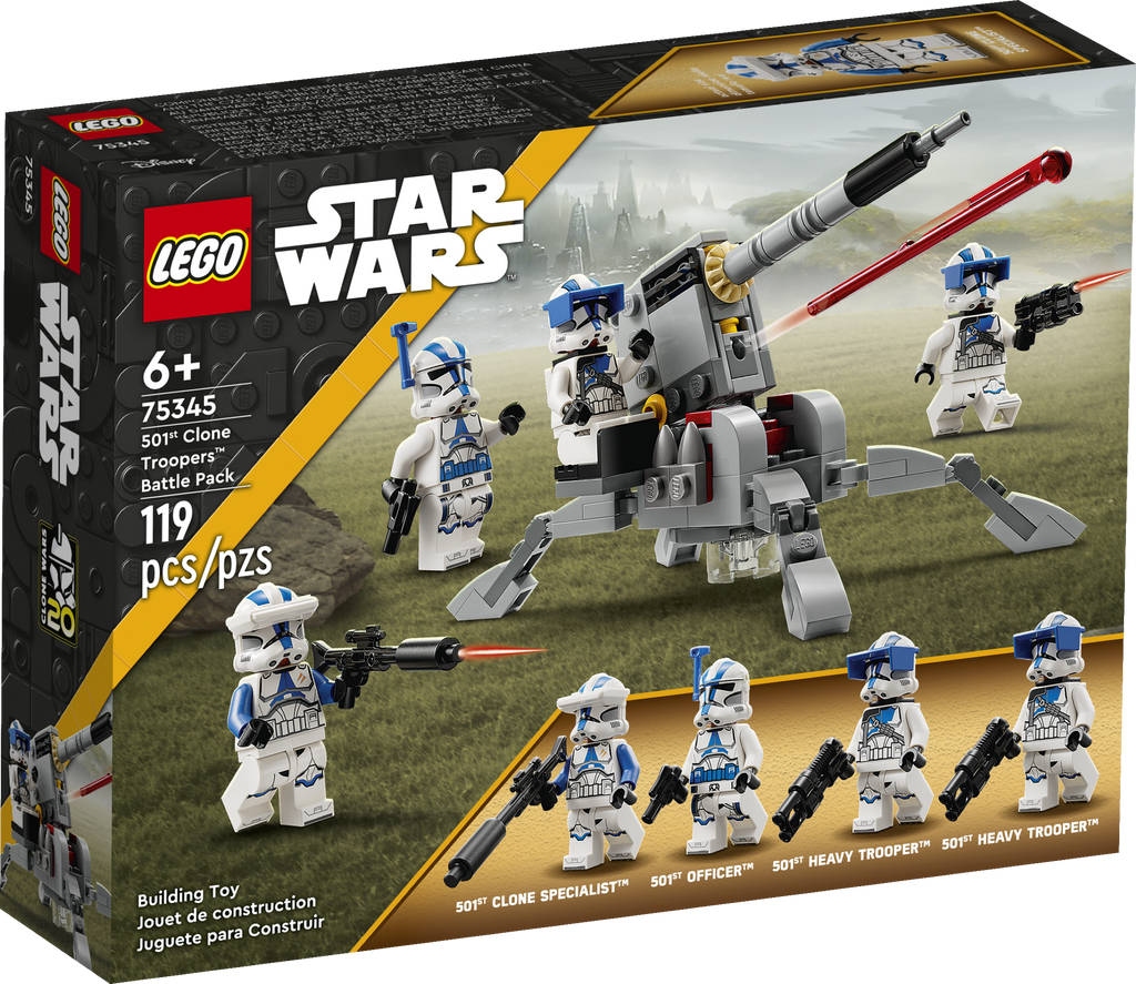 LEGO Star Wars 501st Clone Troopers Battle Pack 75345 Growing Tree Toys