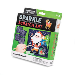 Crocodile Creek Sparkle Scratch Art Christmas