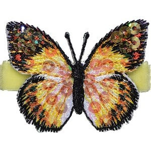No Slippy Hair Clippy Blake Glitter Butterfly Citron