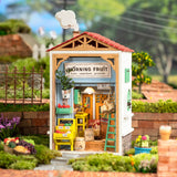 Hands Craft DIY Miniature House Kit: Morning Fruit Store