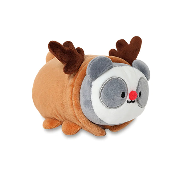 Anirollz™ Christmas Pandaroll Reindeer Blanket Plush