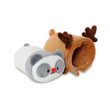 Anirollz™ Christmas Pandaroll Reindeer Blanket Plush