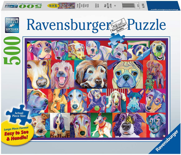 Ravensburger Puzzle 500 Piece Hello Doggie (Large Format)