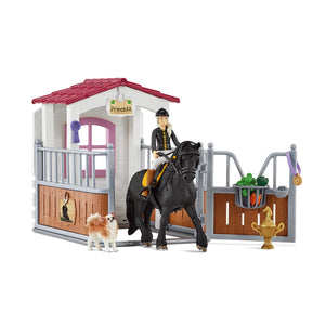 Schleich Horse Club Horse Stall with Tori and Princess