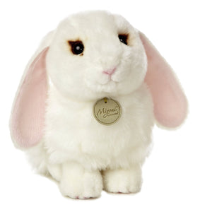 Miyoni by Aurora White Lop Eared Bunny 9"