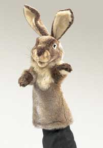 Stoat Puppet Folkmanis Rabbit Stage Puppet – Growing Tree Toys