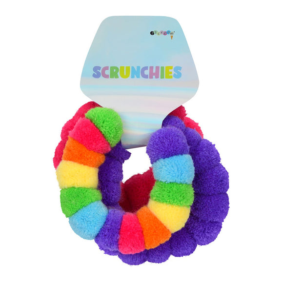 iScream® Pom-Poms Scrunchie Set