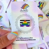 Straight Ally LGBTQIA+ Pin