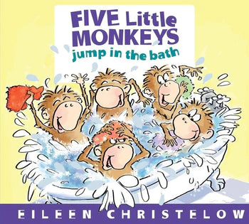 Five Little Monkeys Jump in the Bath – Growing Tree Toys Five Little Monkeys Jump in the Bath – Growing Tree Toys