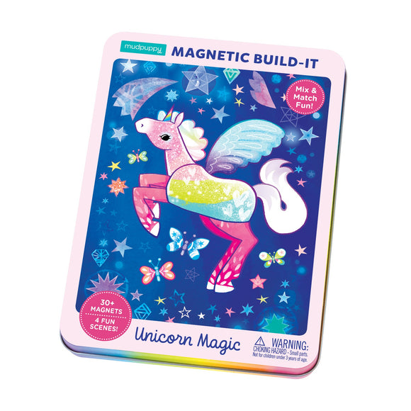 Mudpuppy Magnetic Build-it - Unicorn Magic