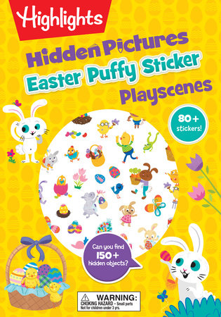 Highlights Hidden Pictures Easter Puffy Sticker Playscenes