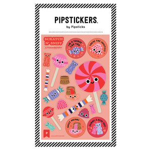 Pipsticks® 4x6" Scratch 'n Sniff Sticker Sheet: Sweet Things