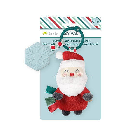 Itzy Ritzy Holiday Santa Itzy Pal™ Plush + Teether