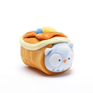 Anirollz™ Owlyroll Pancake Plush Blanket Small 6"