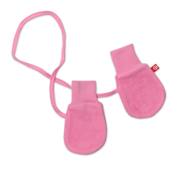 Zutano Baby Cozie Lined Mittens Hot Pink