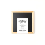 The Type Set Co. - 12x12 Write-On Magnetic Letter Board (Black)