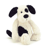 Jellycat Bashful Black & Cream Puppy