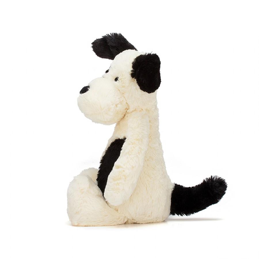 Jellycat Bashful Black & Cream Puppy – Growing Tree Toys