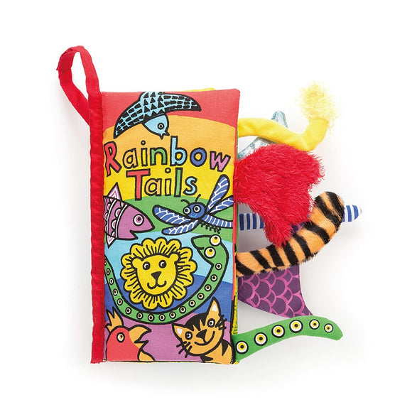 Jellycat Soft Book Rainbow Tails