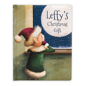 Jellycat Book Leffy's Christmas Gift - Discontinued